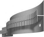 Gebogen led strip stuc profiel voor koofverlichting