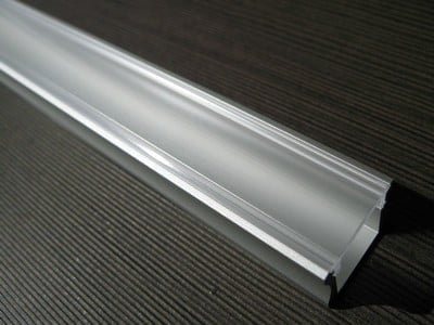 heldere afdekkap op led stripprofiel slim line 15mm 1