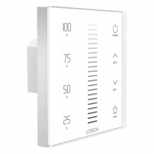 LED wandbedieningspaneel E1S, 1 zone, single color