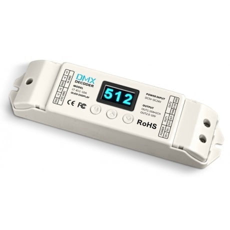 LED Controller DMX 1x 12A, Digital