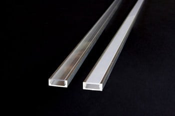 afdekkapen voor led profiel pro line alu 6mm