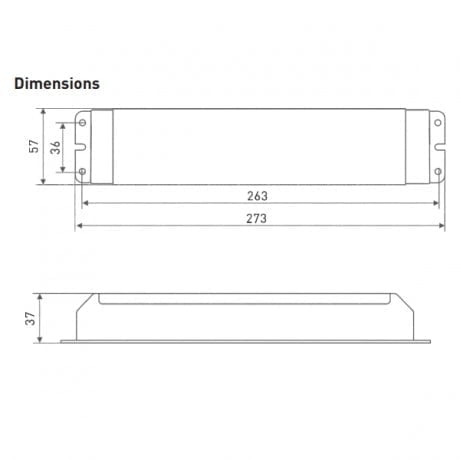 DMX DIMBARE LED VOEDING 24V 150W 4x1,56A - Afbeelding 2