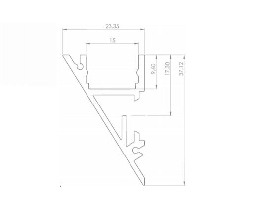 tekening led profiel lp089