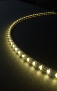 voorbeeld van de verlichting van led stripprofiel pro line micro flex 1