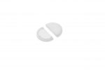 Halfronde eindkap voor LED LINE 3600 (2 stuks)