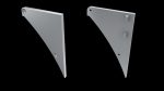 Aluminium eindkap 'links' voor LED LINE 4600, zonder draaddoorvoer