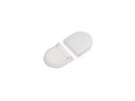 Halfronde eindkap voor LED LINE 4000 (2 stuks)
