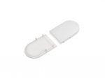 Halfronde eindkap voor LED LINE 4100 (2 stuks)