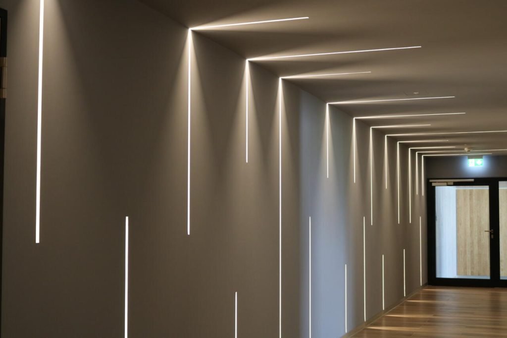 led stucprofiel naadloos in wanden verwerkt 1
