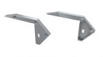 LUMINES ALU eindkap SCALA zilver rechts met gat rechts