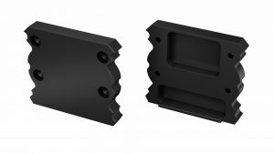 LUMINES ALU eindkap TALIA zwart gelakt Universeel
