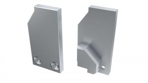 LUMINES ALU eindkap I6 6mm zilver rechts rechts