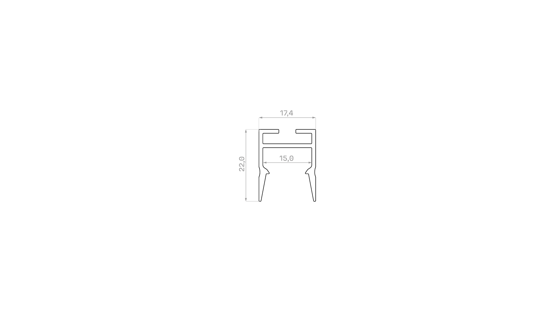 Lumines Led Hang Profiel Type-SLIMO - Afbeelding 2