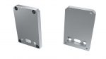 LUMINES ALU eindkap TALIA M2 zilver met gat Universeel
