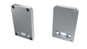 LUMINES ALU eindkap TALIA M2 zilver met gat Universeel