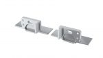 LUMINES ALU eindkap MONO zilver met gat rechts rechts