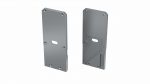 Eindkappen LUMINES UNICO + TALIA M2 zilver rechts met gat rechts