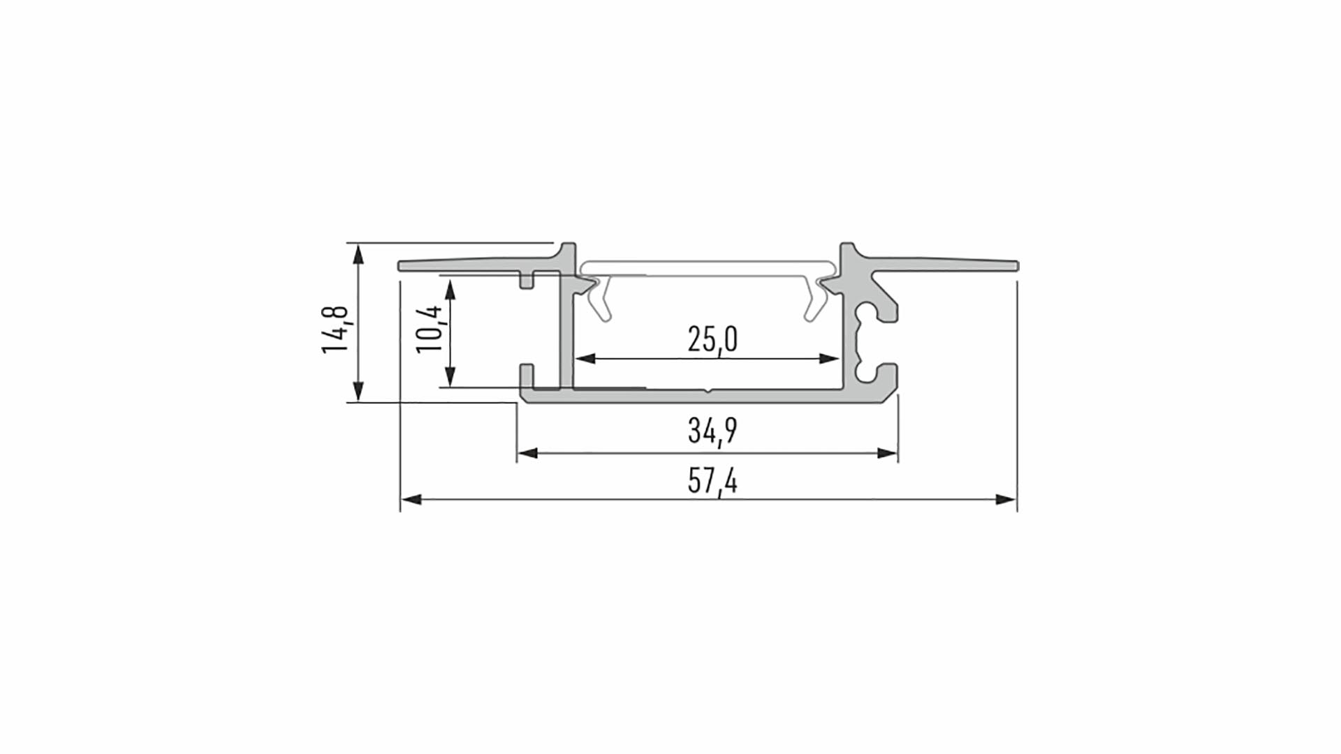 Lumines Led Stucprofiel Type-ZATI - Afbeelding 2