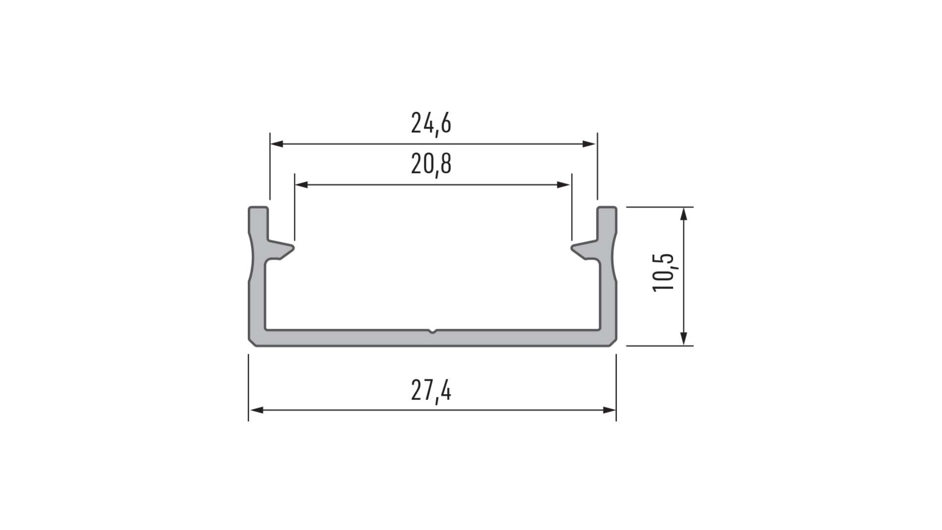 Lumines Led Profiel Opbouw Type-DUAL - Afbeelding 2