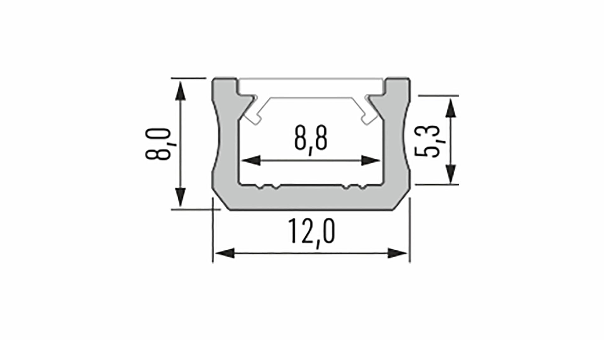 Lumines Led Profiel Opbouw Type-X - Afbeelding 2