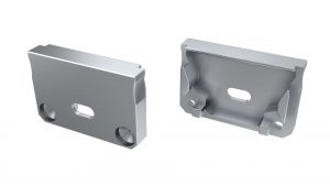 LUMINES ALU eindkap SILEDA zilver met gat Universeel