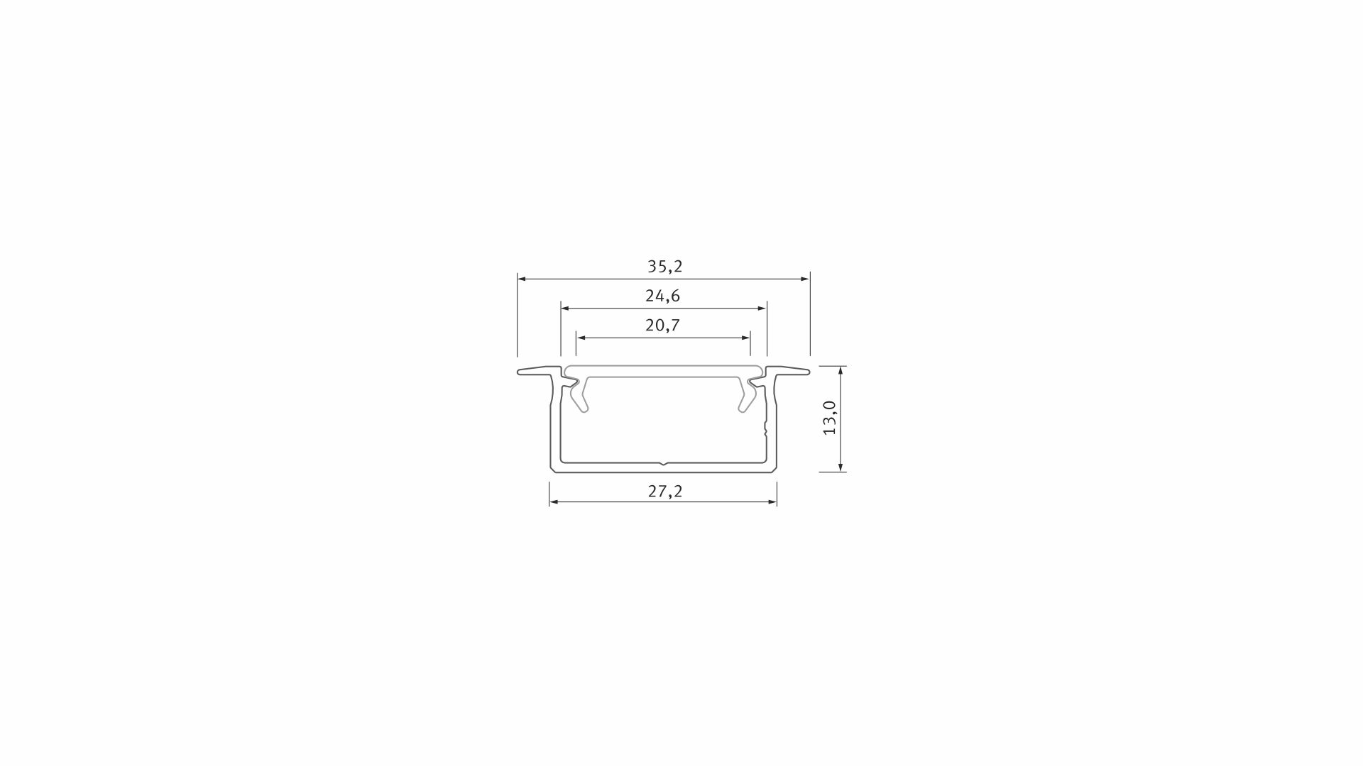Lumines Led Inbouw Profiel Type-GEMI - Afbeelding 2