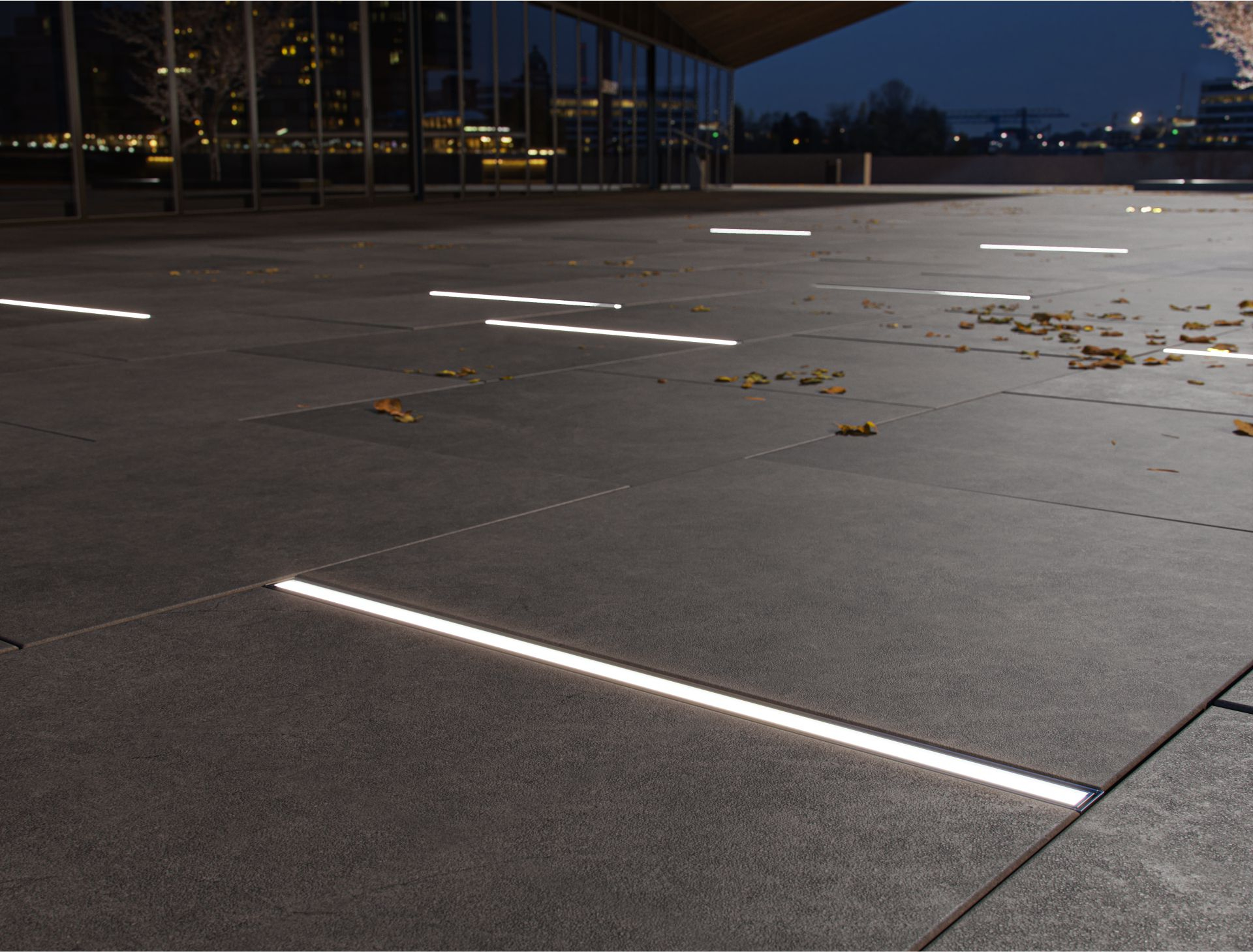 Lumines Led Inbouw Profiel Type-STRADA voor bestrating en opritten - Afbeelding 3