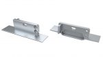 LUMINES ALU eindkap ZATI zilver met gat schakels links