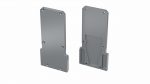 Eindkappen LUMINES DOPIO + TALIA M2 zilver Universeel