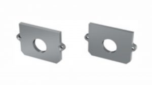 LUMINES ALU Eindkap Strada M3-M1 zilver met gat Universeel