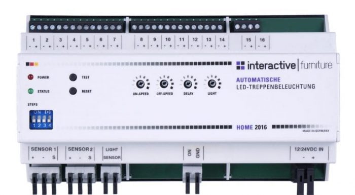 Interactieve led trap controller Home